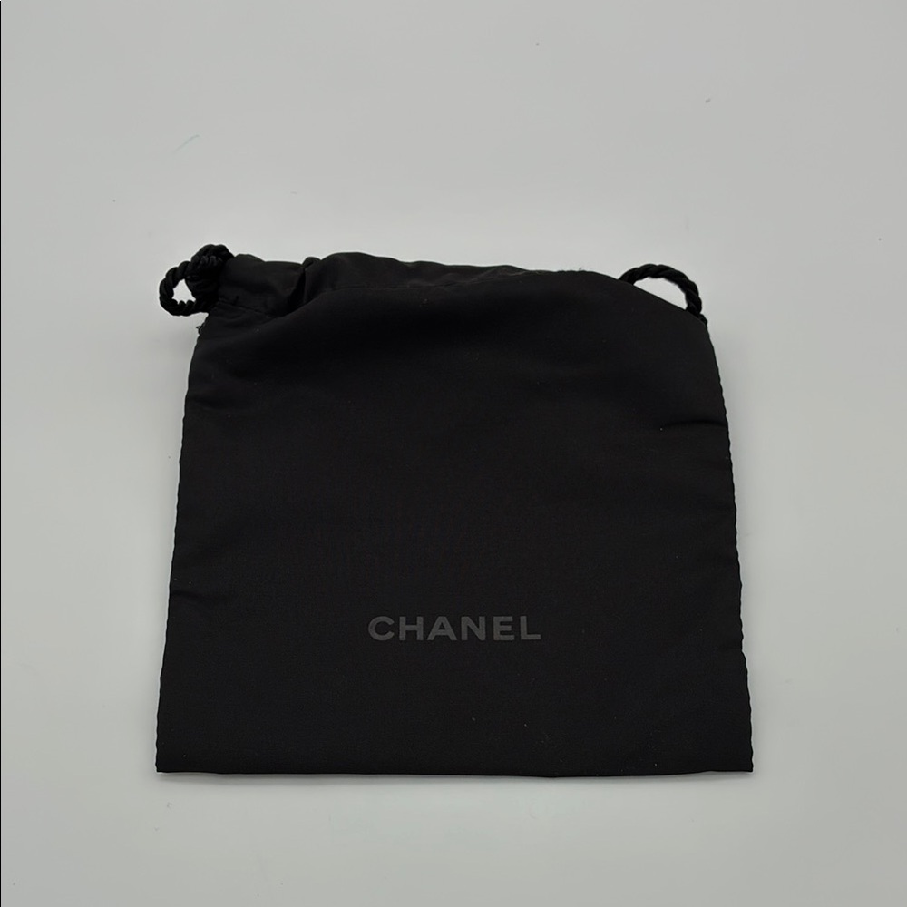 Chanel Small Black Drawstring Dust Bag